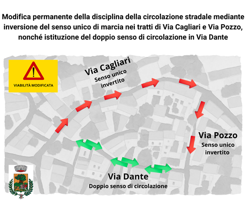 Modifica permanente alla circolazione stradale dal giorno 12 maggio 2026