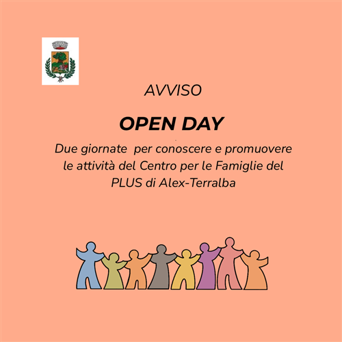 OPEN DAY Centro per le Famiglie PLUS di Ales-Terralba