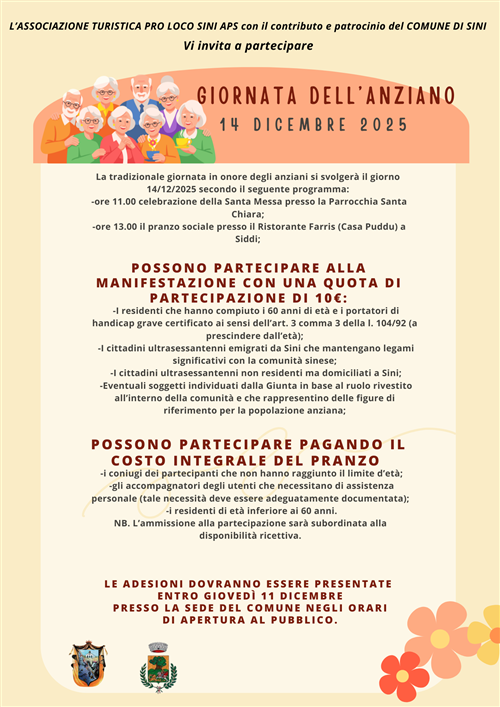 Giornata dell'anziano 2025